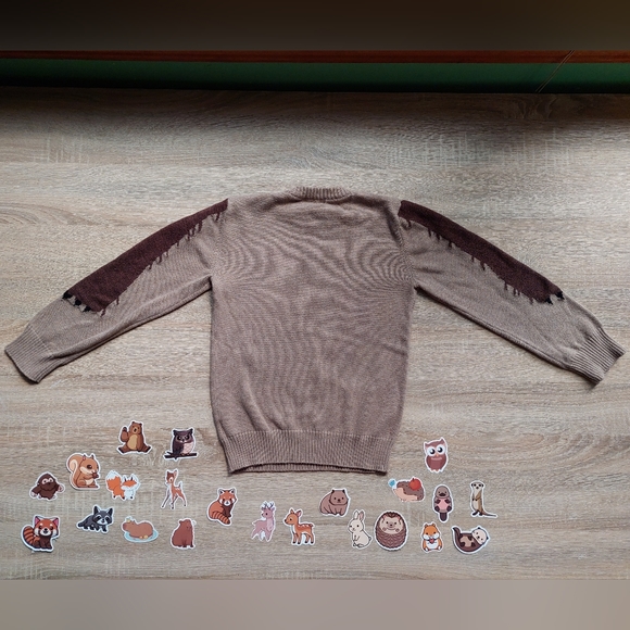 H&M vguc/euc grizzly bear sweater 8-10 years - Picture 8 of 11